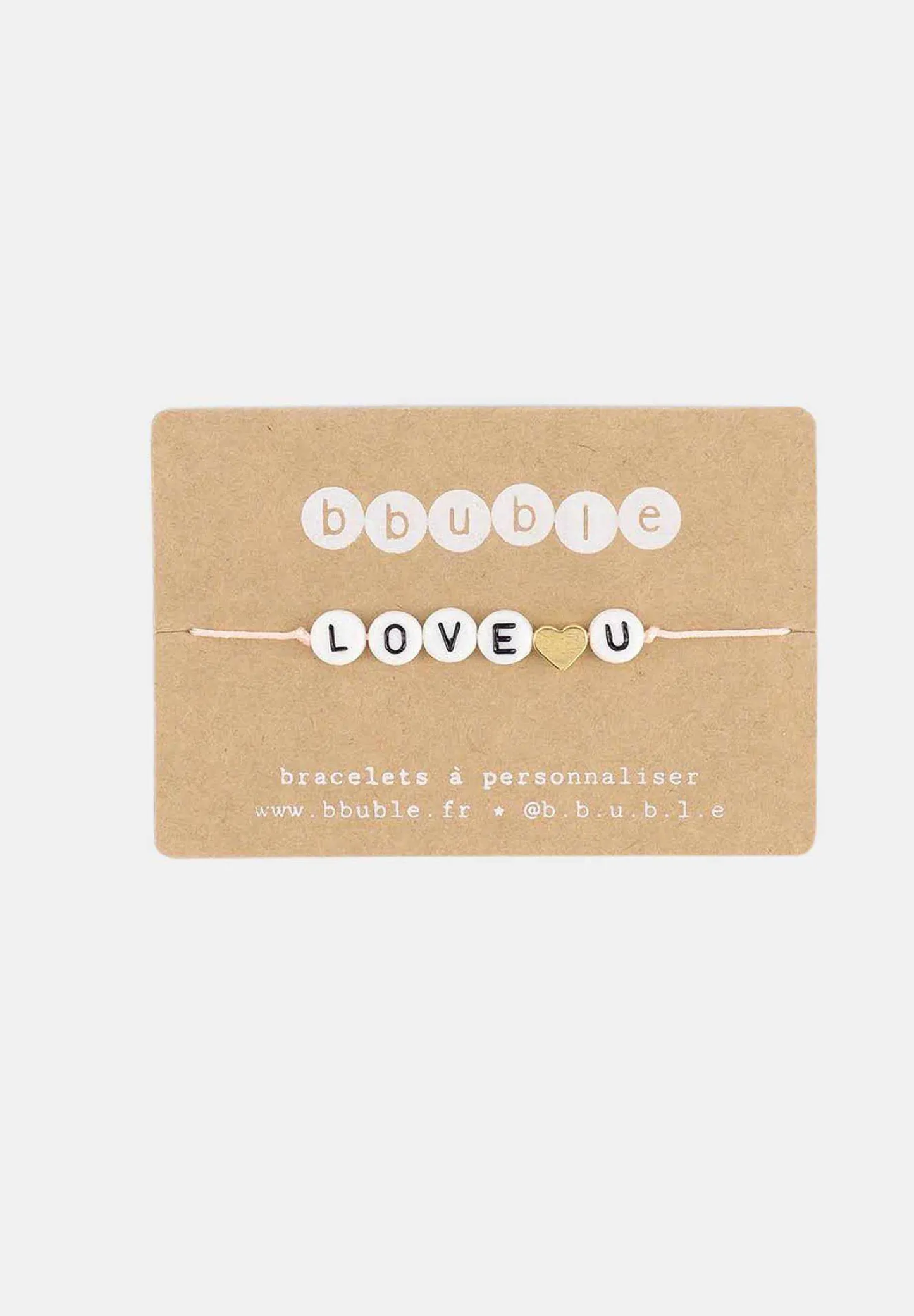 Bons baisers Love U Bracelet Store